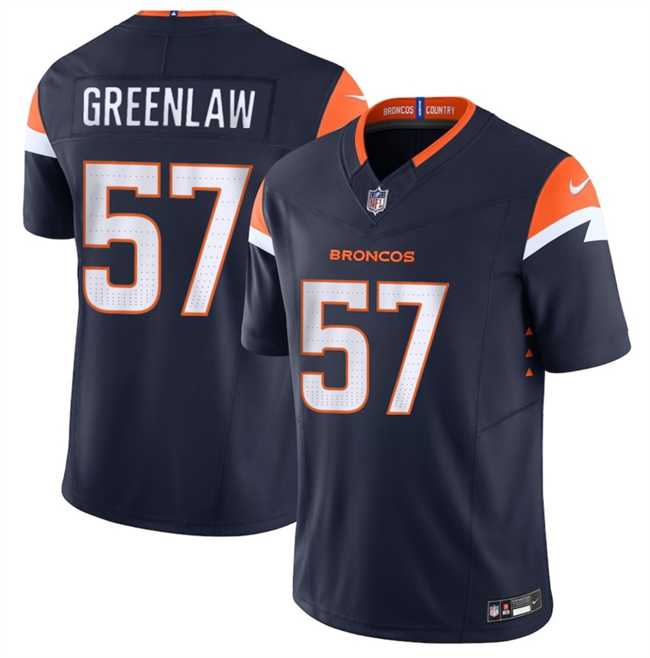 Men & Women & Youth Denver Broncos #57 Dre Greenlaw Navy 2025 F.U.S.E. Alternate Vapor Limited Stitched Jersey->denver broncos->NFL Jersey